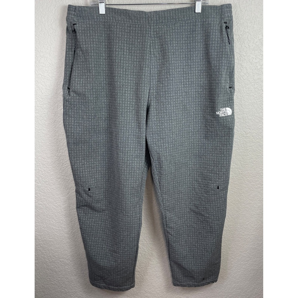 The North Face Mens Tekware Grid Pant Mens 2XL Gray Flashdry Jogger Gorpcore